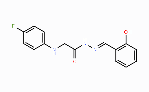 CAS No. 298218-07-2, 2-(4-Fluoroanilino)-N'-[(2-hydroxyphenyl)methylene]acetohydrazide