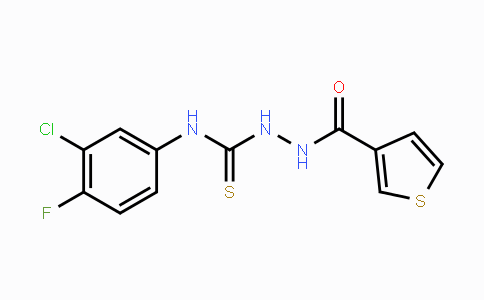 CAS No. 329697-92-9, N-(3-Chloro-4-fluorophenyl)-2-(3-thienylcarbonyl)-1-hydrazinecarbothioamide