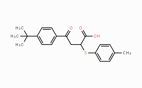 CAS No. 301193-76-0, 4-[4-(tert-Butyl)phenyl]-2-[(4-methylphenyl)sulfanyl]-4-oxobutanoic acid