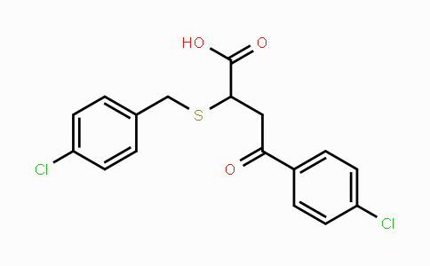 CAS No. 301193-78-2, 2-[(4-Chlorobenzyl)sulfanyl]-4-(4-chlorophenyl)-4-oxobutanoic acid