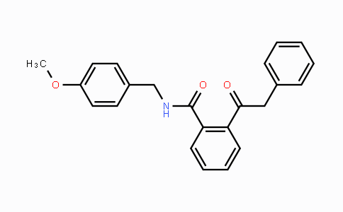 CAS No. 329929-12-6, N-(4-Methoxybenzyl)-2-(2-phenylacetyl)benzenecarboxamide