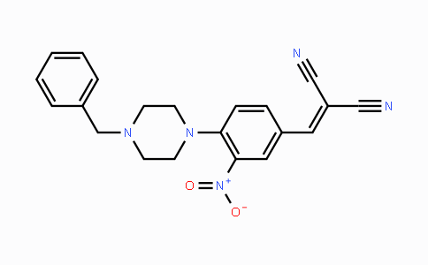 CAS No. 329778-08-7, 2-{[4-(4-Benzylpiperazino)-3-nitrophenyl]methylene}malononitrile