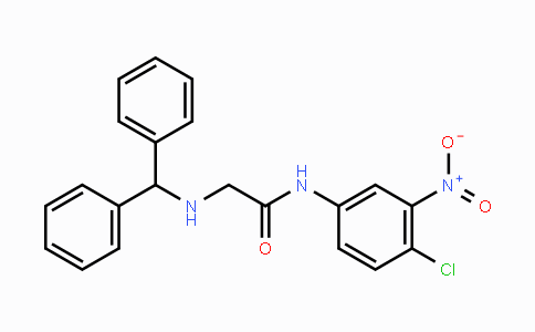 CAS No. 329779-17-1, 2-(Benzhydrylamino)-N-(4-chloro-3-nitrophenyl)acetamide