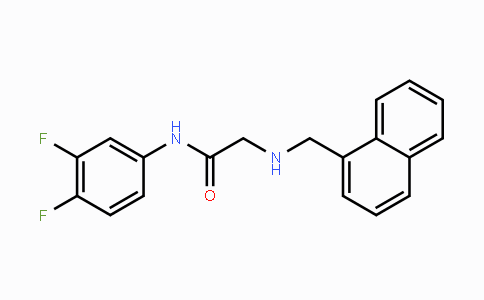 CAS No. 303091-75-0, N-(3,4-Difluorophenyl)-2-[(1-naphthylmethyl)amino]acetamide