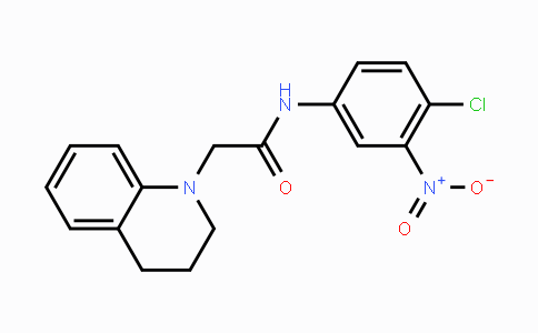 CAS No. 882079-80-3, N-(4-Chloro-3-nitrophenyl)-2-[3,4-dihydro-1(2H)-quinolinyl]acetamide