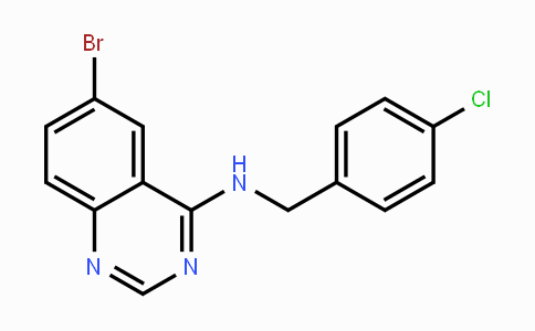 CAS No. 882080-72-0, N-(6-Bromo-4-quinazolinyl)-N-(4-chlorobenzyl)amine