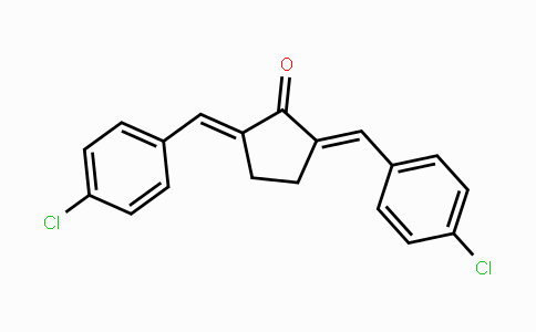 CAS No. 106115-45-1, 2,5-Bis[(4-chlorophenyl)methylene]cyclopentanone