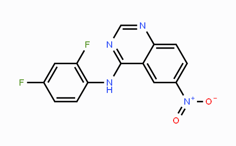 CAS No. 184360-66-5, N-(2,4-Difluorophenyl)-6-nitro-4-quinazolinamine