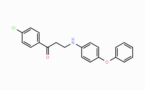 CAS No. 883793-23-5, 1-(4-Chlorophenyl)-3-(4-phenoxyanilino)-1-propanone