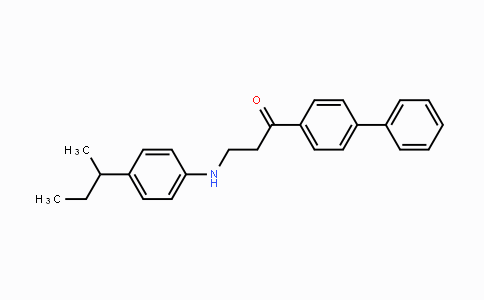 CAS No. 882748-24-5, 1-[1,1'-Biphenyl]-4-yl-3-[4-(sec-butyl)anilino]-1-propanone