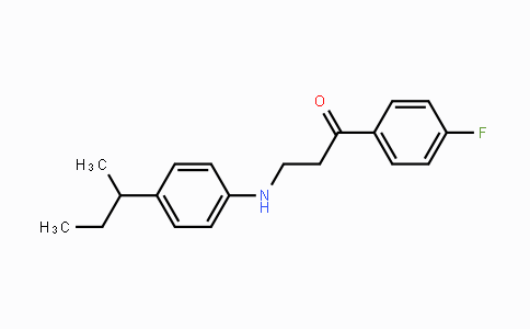 CAS No. 882748-27-8, 3-[4-(sec-Butyl)anilino]-1-(4-fluorophenyl)-1-propanone