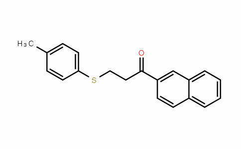 CAS No. 882748-44-9, 3-[(4-Methylphenyl)sulfanyl]-1-(2-naphthyl)-1-propanone
