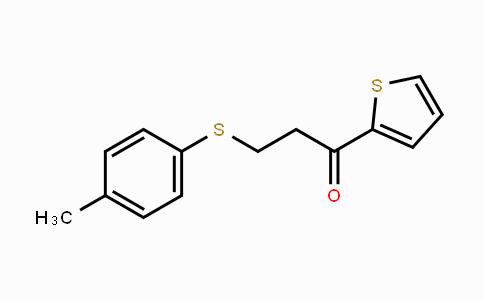 CAS No. 882748-58-5, 3-[(4-Methylphenyl)sulfanyl]-1-(2-thienyl)-1-propanone