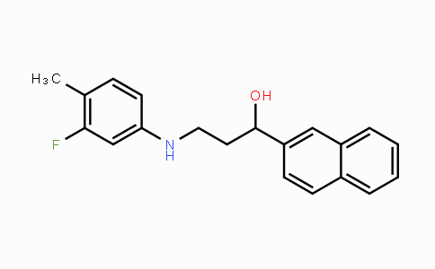 CAS No. 477320-39-1, 3-(3-Fluoro-4-methylanilino)-1-(2-naphthyl)-1-propanol