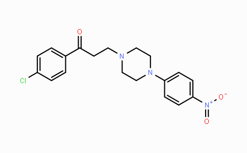 CAS No. 477328-84-0, 1-(4-Chlorophenyl)-3-[4-(4-nitrophenyl)piperazino]-1-propanone