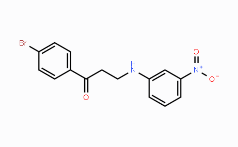 CAS No. 477333-93-0, 1-(4-Bromophenyl)-3-(3-nitroanilino)-1-propanone