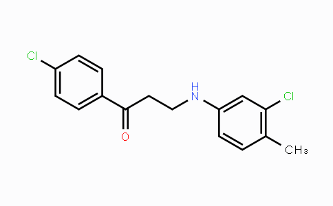 CAS No. 477334-01-3, 3-(3-Chloro-4-methylanilino)-1-(4-chlorophenyl)-1-propanone