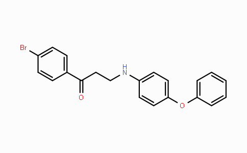 CAS No. 477334-11-5, 1-(4-Bromophenyl)-3-(4-phenoxyanilino)-1-propanone