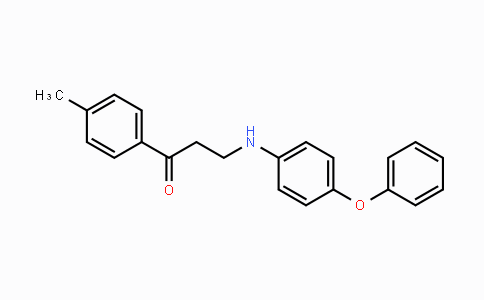 CAS No. 477334-12-6, 1-(4-Methylphenyl)-3-(4-phenoxyanilino)-1-propanone
