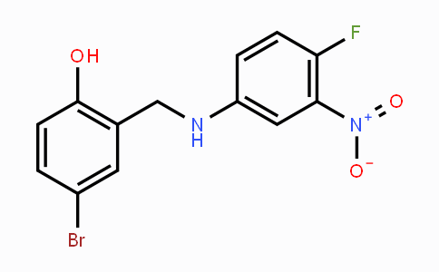 CAS No. 868256-48-8, 4-Bromo-2-[(4-fluoro-3-nitroanilino)methyl]benzenol