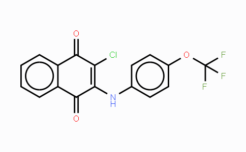 CAS No. 763130-52-5, 2-Chloro-3-[4-(trifluoromethoxy)anilino]naphthoquinone