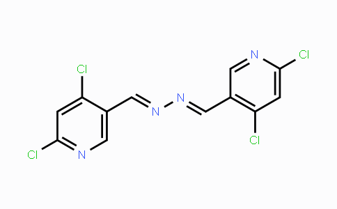 CAS No. 1420776-63-1, 2,4-Dichloro-5-[(1E)-[(E)-2-[(4,6-dichloropyridin-3-yl)methylidene]hydrazin-1-ylidene]methyl]pyridine