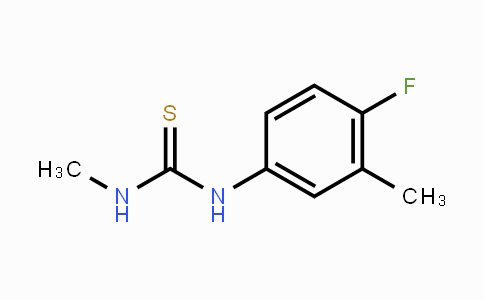 CAS No. 866150-17-6, N-(4-Fluoro-3-methylphenyl)-N'-methylthiourea