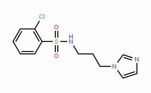 CAS No. 321717-89-9, 2-Chloro-N-[3-(1H-imidazol-1-yl)propyl]benzenesulfonamide