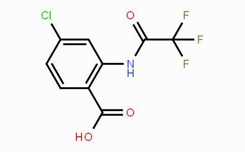 CAS No. 51984-00-0, 4-Chloro-2-[(2,2,2-trifluoroacetyl)amino]benzenecarboxylic acid