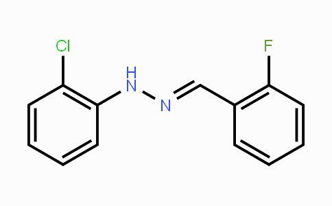 CAS No. 385768-26-3, 2-Fluorobenzenecarbaldehyde N-(2-chlorophenyl)hydrazone