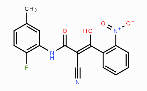 CAS No. 866151-43-1, (Z)-2-Cyano-N-(2-fluoro-5-methylphenyl)-3-hydroxy-3-(2-nitrophenyl)-2-propenamide
