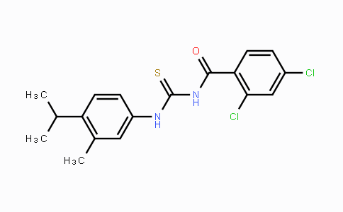 CAS No. 866151-66-8, N-(2,4-Dichlorobenzoyl)-N'-(4-isopropyl-3-methylphenyl)thiourea