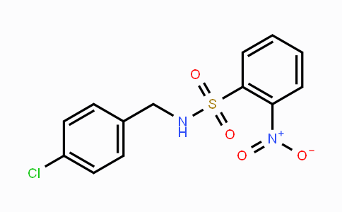 CAS No. 23823-11-2, N-(4-Chlorobenzyl)-2-nitrobenzenesulfonamide