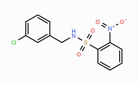 CAS No. 866151-88-4, N-(3-Chlorobenzyl)-2-nitrobenzenesulfonamide