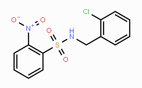 CAS No. 424816-66-0, N-(2-Chlorobenzyl)-2-nitrobenzenesulfonamide