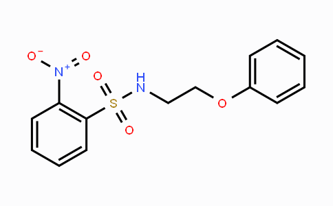 CAS No. 296271-96-0, 2-Nitro-N-(2-phenoxyethyl)benzenesulfonamide