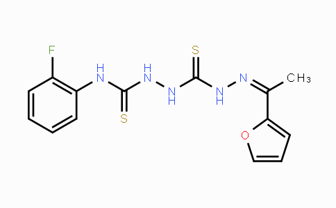 CAS No. 866152-10-5, N-(2-Fluorophenyl)-2-({2-[(Z)-1-(2-furyl)ethylidene]hydrazino}carbothioyl)-1-hydrazinecarbothioamide