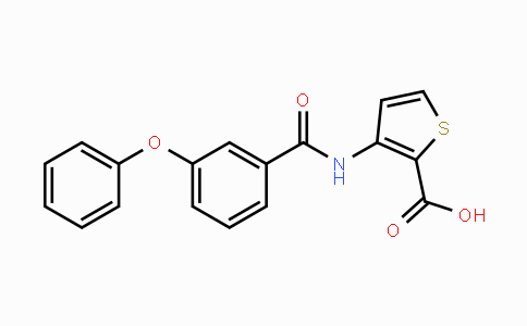 CAS No. 849333-95-5, 3-[(3-Phenoxybenzoyl)amino]-2-thiophenecarboxylic acid