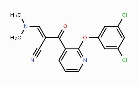 CAS No. 136257-60-8, (E)-2-{[2-(3,5-Dichlorophenoxy)-3-pyridinyl]carbonyl}-3-(dimethylamino)-2-propenenitrile