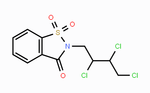 CAS No. 124372-40-3, 2-(2,3,4-Trichlorobutyl)-1H-1,2-benzisothiazole-1,1,3(2H)-trione