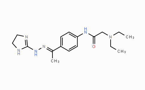 CAS No. 866152-95-6, 2-(Diethylamino)-N-(4-{1-[(E)-2-(4,5-dihydro-1H-imidazol-2-yl)hydrazono]ethyl}phenyl)acetamide