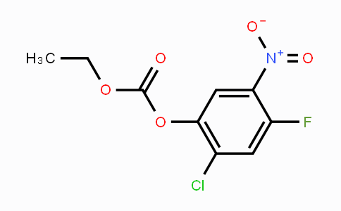 CAS No. 153471-75-1, 2-Chloro-4-fluoro-5-nitrophenyl ethyl carbonate