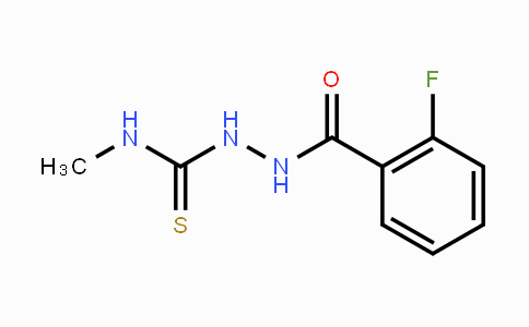 CAS No. 116850-73-8, 2-(2-Fluorobenzoyl)-N-methyl-1-hydrazinecarbothioamide