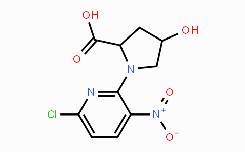 1-(6-Chloro-3-nitro-2-pyridinyl)-4-hydroxy-2-pyrrolidinecarboxylic acid