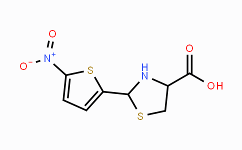 CAS No. 360791-20-4, 2-(5-Nitro-2-thienyl)-1,3-thiazolane-4-carboxylic acid