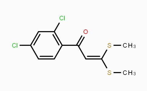 CAS No. 56944-69-5, 1-(2,4-Dichlorophenyl)-3,3-bis(methylsulfanyl)-2-propen-1-one