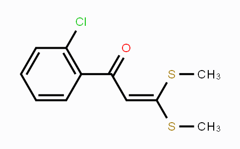 CAS No. 56944-67-3, 1-(2-Chlorophenyl)-3,3-bis(methylsulfanyl)-2-propen-1-one