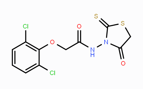CAS No. 866154-59-8, 2-(2,6-Dichlorophenoxy)-N-(4-oxo-2-thioxo-1,3-thiazolan-3-yl)acetamide