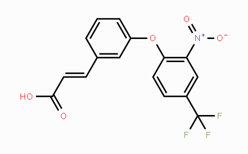 CAS No. 866154-72-5, (E)-3-{3-[2-Nitro-4-(trifluoromethyl)phenoxy]phenyl}-2-propenoic acid