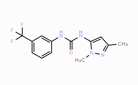 CAS No. 956742-44-2, N-(1,3-Dimethyl-1H-pyrazol-5-yl)-N'-[3-(trifluoromethyl)phenyl]urea